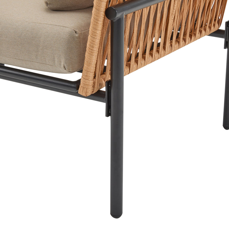Rope Lounge Chair With Cushions For Modern Spaces - R&R Furniture Gallery (Fountain Valley, CA)