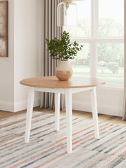 Gesthaven - Round Dining Room Drop Leaf Table - R&R Furniture Gallery (Fountain Valley, CA)
