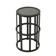 Outdoor Powder Coated Side Table - Gray - R&R Furniture Gallery (Fountain Valley, CA)