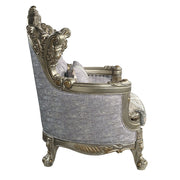 Miliani - Chair With Pillow - Fabric & Antique Bronze - R&R Furniture Gallery (Fountain Valley, CA)