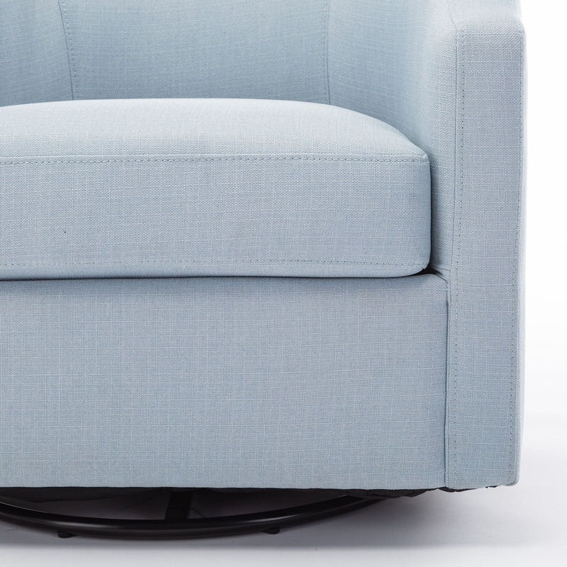 Isabelle - Swivel Glider Barrel Chair - R&R Furniture Gallery (Fountain Valley, CA)