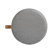 Brandy - Round Upholstered Storage Ottoman With Accent - R&R Furniture Gallery (Fountain Valley, CA)