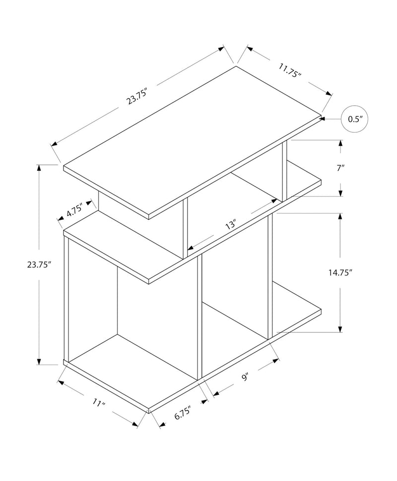 Accent Table, Side Contemporary Design - R&R Furniture Gallery (Fountain Valley, CA)