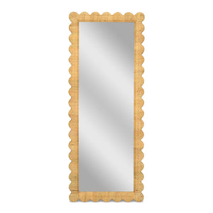 Bama - Rattan Long Wall Mirror - Natural - R&R Furniture Gallery (Fountain Valley, CA)