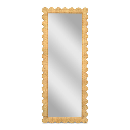 Bama - Rattan Long Wall Mirror - Natural - R&R Furniture Gallery (Fountain Valley, CA)