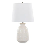 Pair of Lumi Source Claudia contemporary lamps in modern design, featuring sleek bases and stylish shades in set of two.