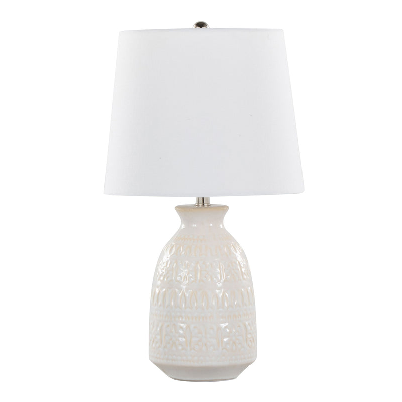Pair of Lumi Source Claudia contemporary lamps in modern design, featuring sleek bases and stylish shades in set of two.