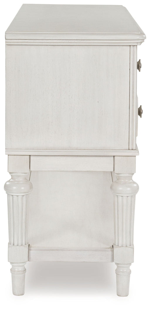 Montelaine - Dining Room Server - Antique White - R&R Furniture Gallery (Fountain Valley, CA)