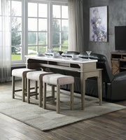 Wandella - Counter Height Set w/USB - R&R Furniture Gallery (Fountain Valley, CA)