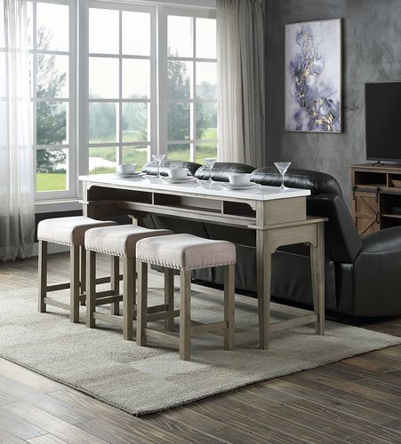 Wandella - Counter Height Set w/USB - R&R Furniture Gallery (Fountain Valley, CA)