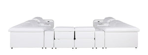 1116 - 12-Piece U-Shaped Sectional Sofa In With 4 Power Recliners & Power Headrests