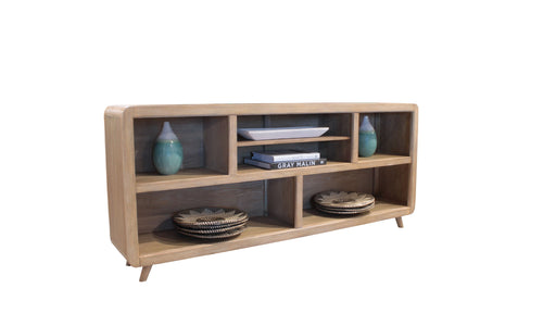 Escape - Open Multi-Purpose Console - Glazed Natural Oak - R&R Furniture Gallery (Fountain Valley, CA)