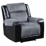 Alicia - Recliner - Gray Black - R&R Furniture Gallery (Fountain Valley, CA)