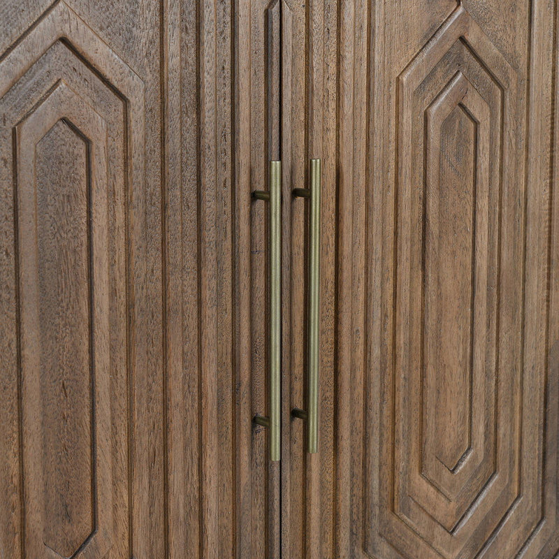 Holmes - Bar Cabinet - Artisan Brown - R&R Furniture Gallery (Fountain Valley, CA)