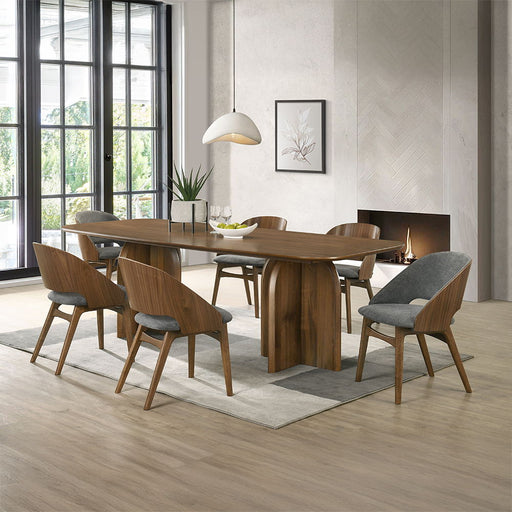 Delmon - Dining Table - Dark Walnut - R&R Furniture Gallery (Fountain Valley, CA)