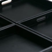 Avalon - Square Coffee Table, Storage Ottoman - R&R Furniture Gallery (Fountain Valley, CA)