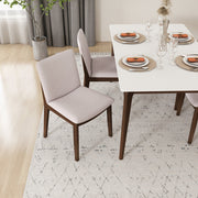Laura - Mid-Century Modern Solid Wood Dining Chair (Set of 2) - R&R Furniture Gallery (Fountain Valley, CA)