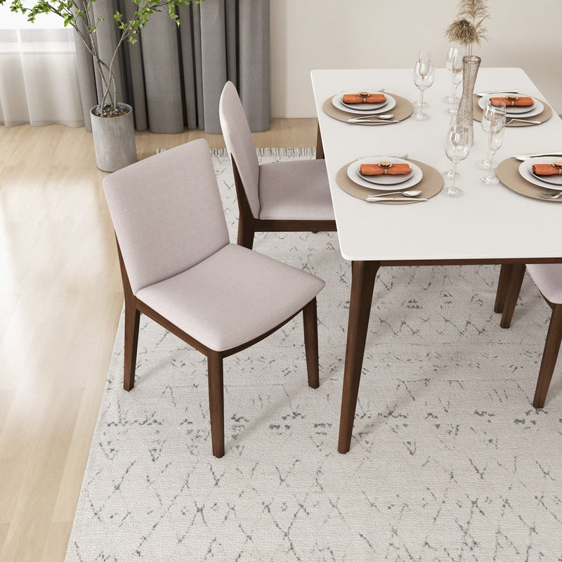 Laura - Mid-Century Modern Solid Wood Dining Chair (Set of 2) - R&R Furniture Gallery (Fountain Valley, CA)