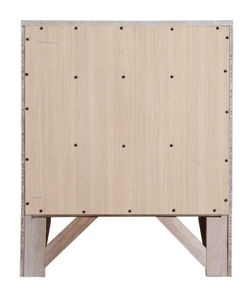Modern design accent nightstand by Glory Furniture with sleek wood finish and single drawer for bedroom storage.