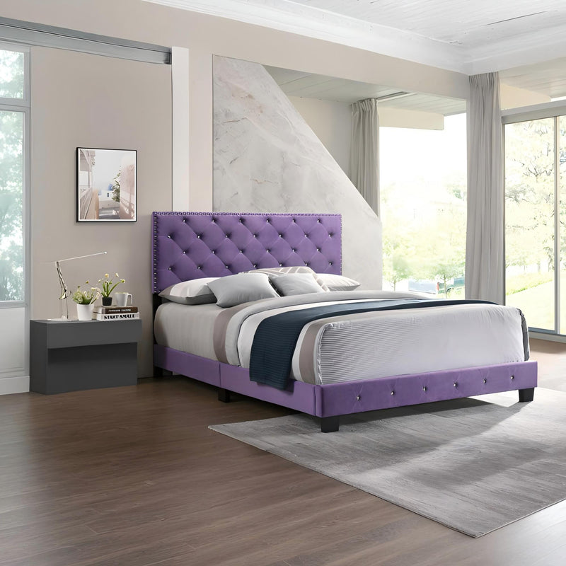 Luxurious Upholstered Bed - R&R Furniture Gallery (Fountain Valley, CA)