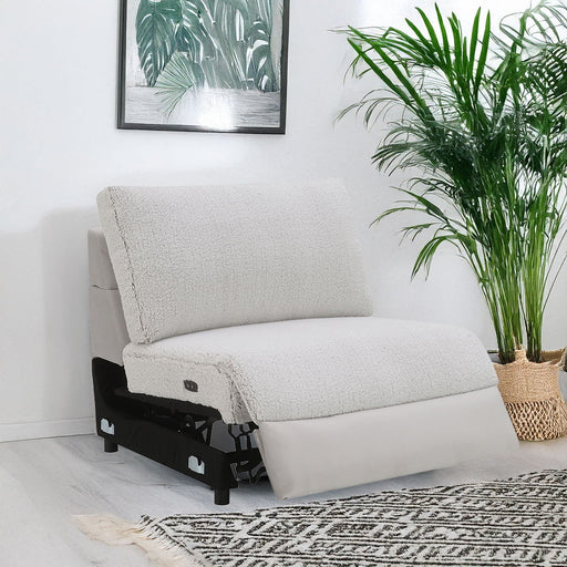 Tarrance - Modular Power Armless Recliner - Gray - R&R Furniture Gallery (Fountain Valley, CA)