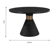 Rishi - Rope Round Table - R&R Furniture Gallery (Fountain Valley, CA)