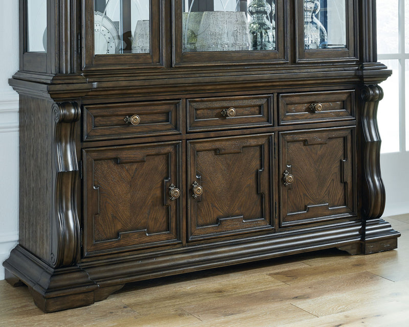 Maylee - Dining Room Buffet - Dark Brown - R&R Furniture Gallery (Fountain Valley, CA)