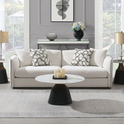 Yolanda - Sofa With 4 Pillows - Beige Chenille - R&R Furniture Gallery (Fountain Valley, CA)