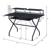 Hartman - Gaming Desk - Black - R&R Furniture Gallery (Fountain Valley, CA)