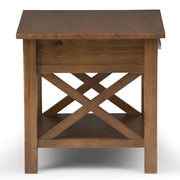 Kitchener - End Table - Medium Saddle Brown - R&R Furniture Gallery (Fountain Valley, CA)