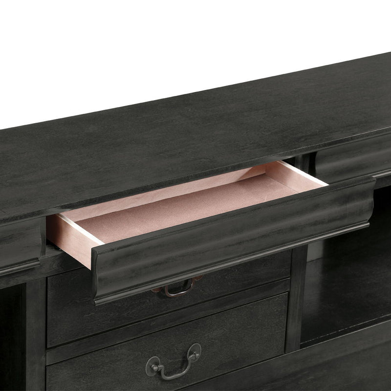 Louis Philippe III - Bed w/Storage - R&R Furniture Gallery (Fountain Valley, CA)