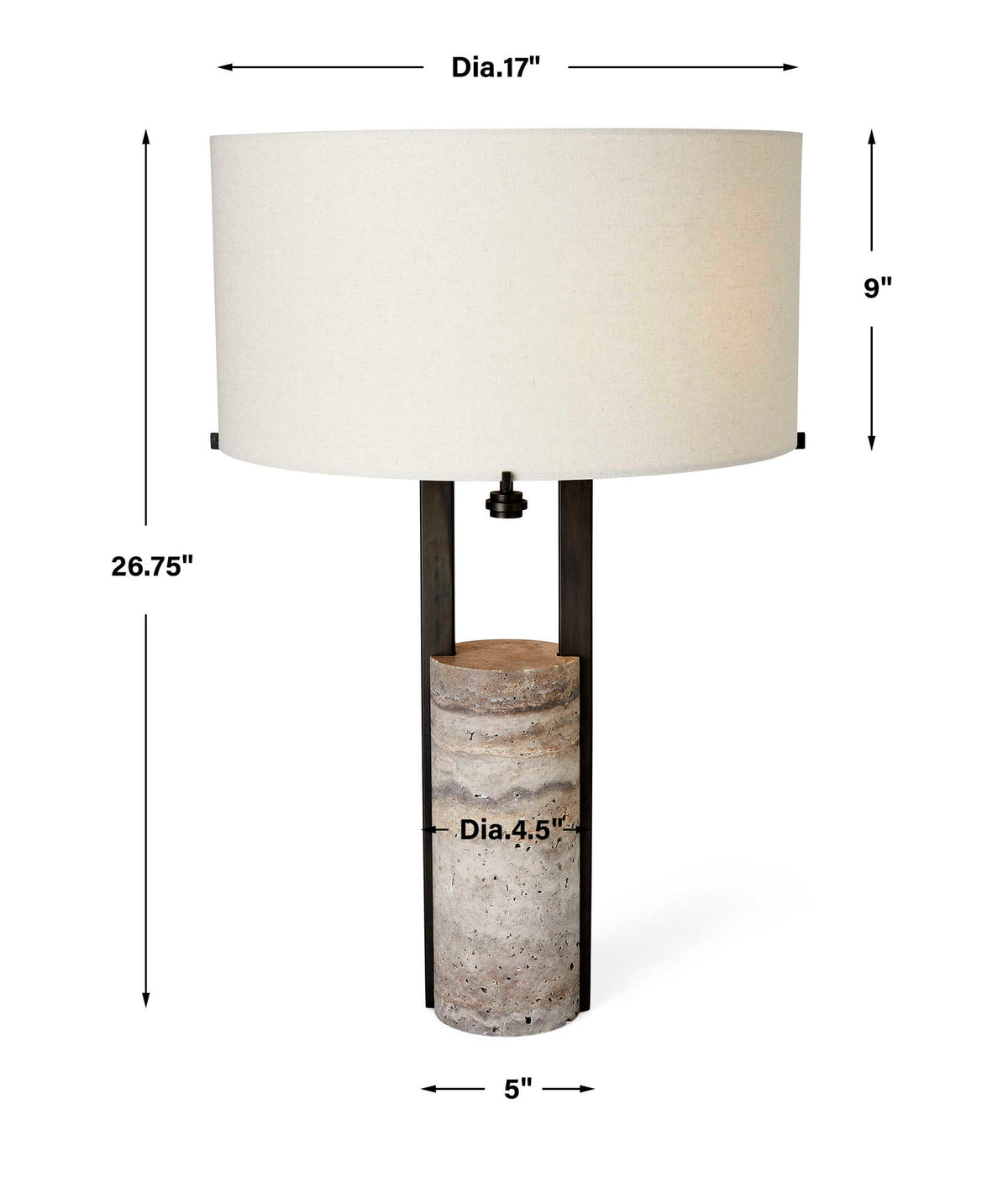 Scaffold - Table Lamp - Bronze / Gray