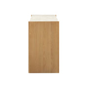 Paige - Console / Desk - Natural Oak - R&R Furniture Gallery (Fountain Valley, CA)