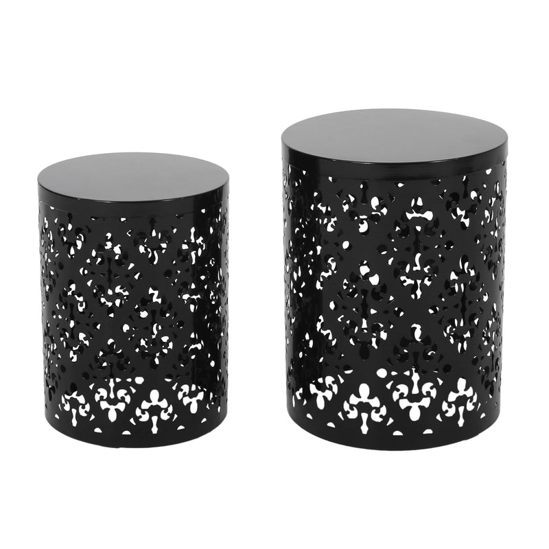 Outdoor Metal Modern Design End Table - R&R Furniture Gallery (Fountain Valley, CA)