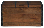 Kettleby - Storage Trunk - Brown - R&R Furniture Gallery (Fountain Valley, CA)