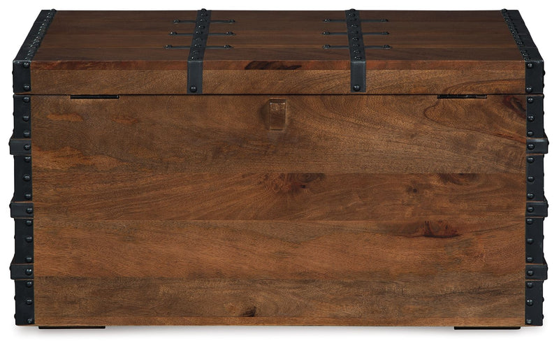 Kettleby - Storage Trunk - Brown - R&R Furniture Gallery (Fountain Valley, CA)