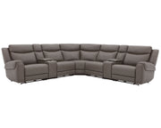 Momentum - Modular Power Reclining Sectional With Power Adjustable Headrests - R&R Furniture Gallery (Fountain Valley, CA)
