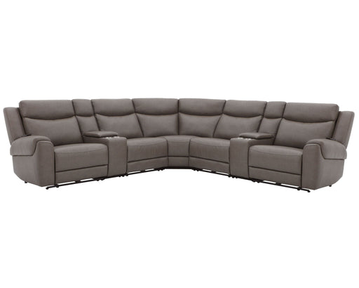 Momentum - Modular Power Reclining Sectional With Power Adjustable Headrests - R&R Furniture Gallery (Fountain Valley, CA)