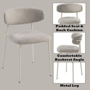 Ingram - Side Chair (Set of 2) - Light Gray - R&R Furniture Gallery (Fountain Valley, CA)
