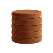 Fuji - Oversized Round Storage Ottoman - R&R Furniture Gallery (Fountain Valley, CA)