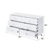 Perse - Dresser - White - R&R Furniture Gallery (Fountain Valley, CA)
