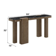 Dana - Table With Marble Top - R&R Furniture Gallery (Fountain Valley, CA)