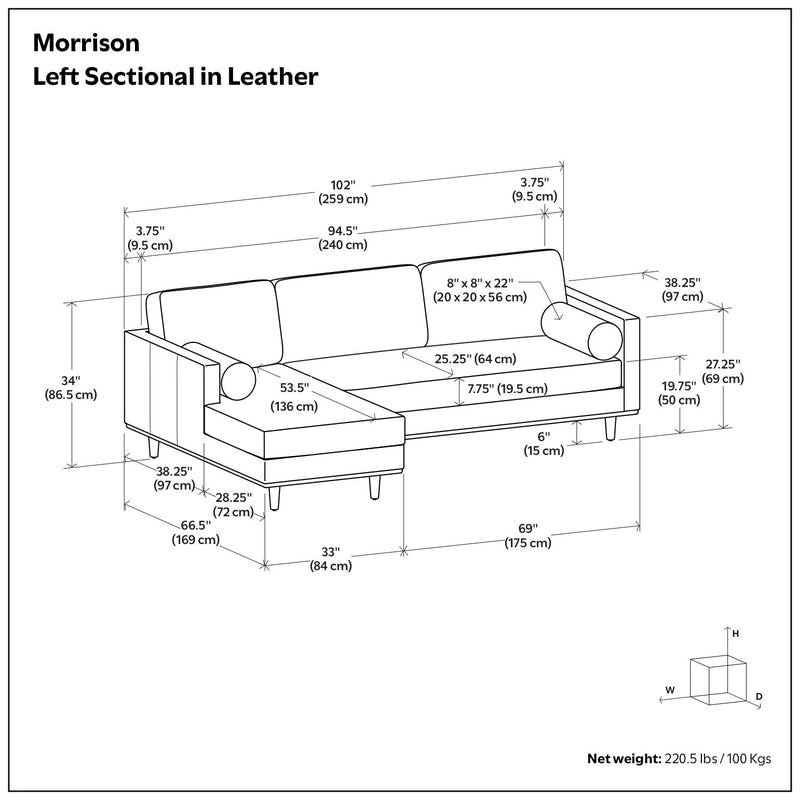 Morrison - Upholstered Sectional Sofa - R&R Furniture Gallery (Fountain Valley, CA)
