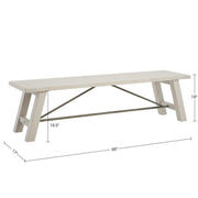 Sonoma - Dining Bench - R&R Furniture Gallery (Fountain Valley, CA)
