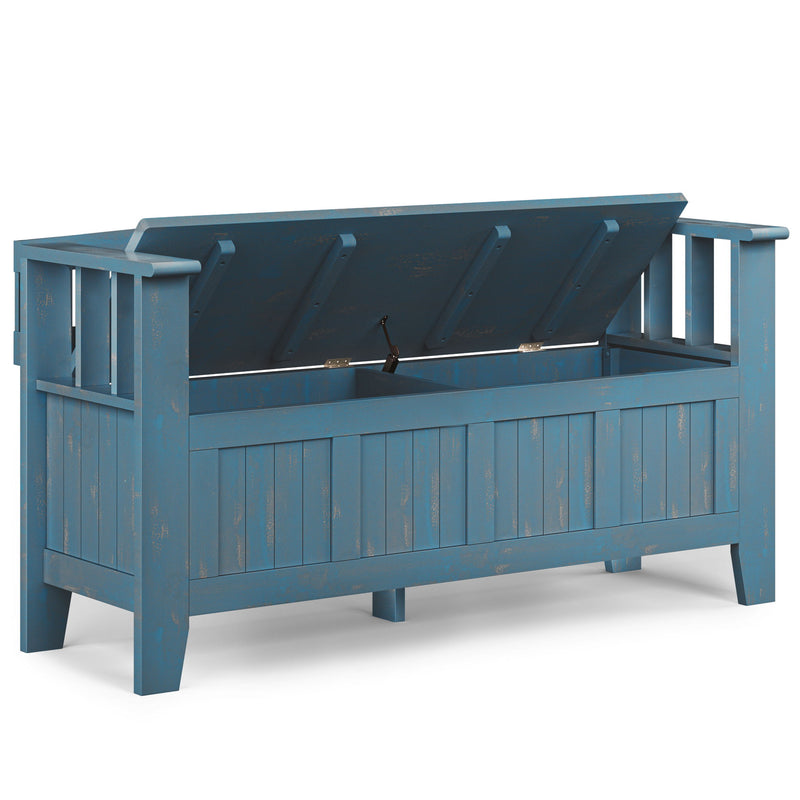 Acadian - Entryway Storage Bench, Handcrafted - R&R Furniture Gallery (Fountain Valley, CA)