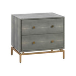 Pesce - 2 Drawer Nightstand - R&R Furniture Gallery (Fountain Valley, CA)