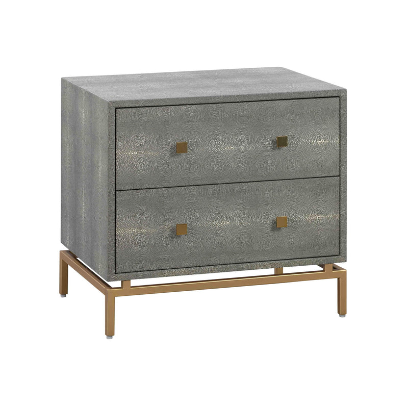 Pesce - 2 Drawer Nightstand - R&R Furniture Gallery (Fountain Valley, CA)