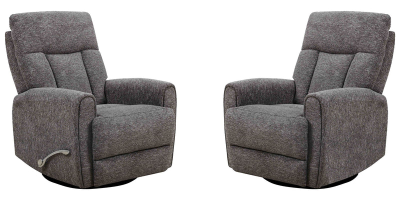 Natalia - Manual Swivel Glider Recliner (Set of 2) - R&R Furniture Gallery (Fountain Valley, CA)