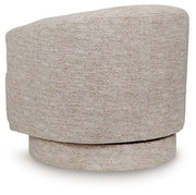 Wardsor - Swivel Chair - Stone - R&R Furniture Gallery (Fountain Valley, CA)