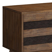 Clarkson - Low TV Stand - Rustic Natural Aged Brown - R&R Furniture Gallery (Fountain Valley, CA)